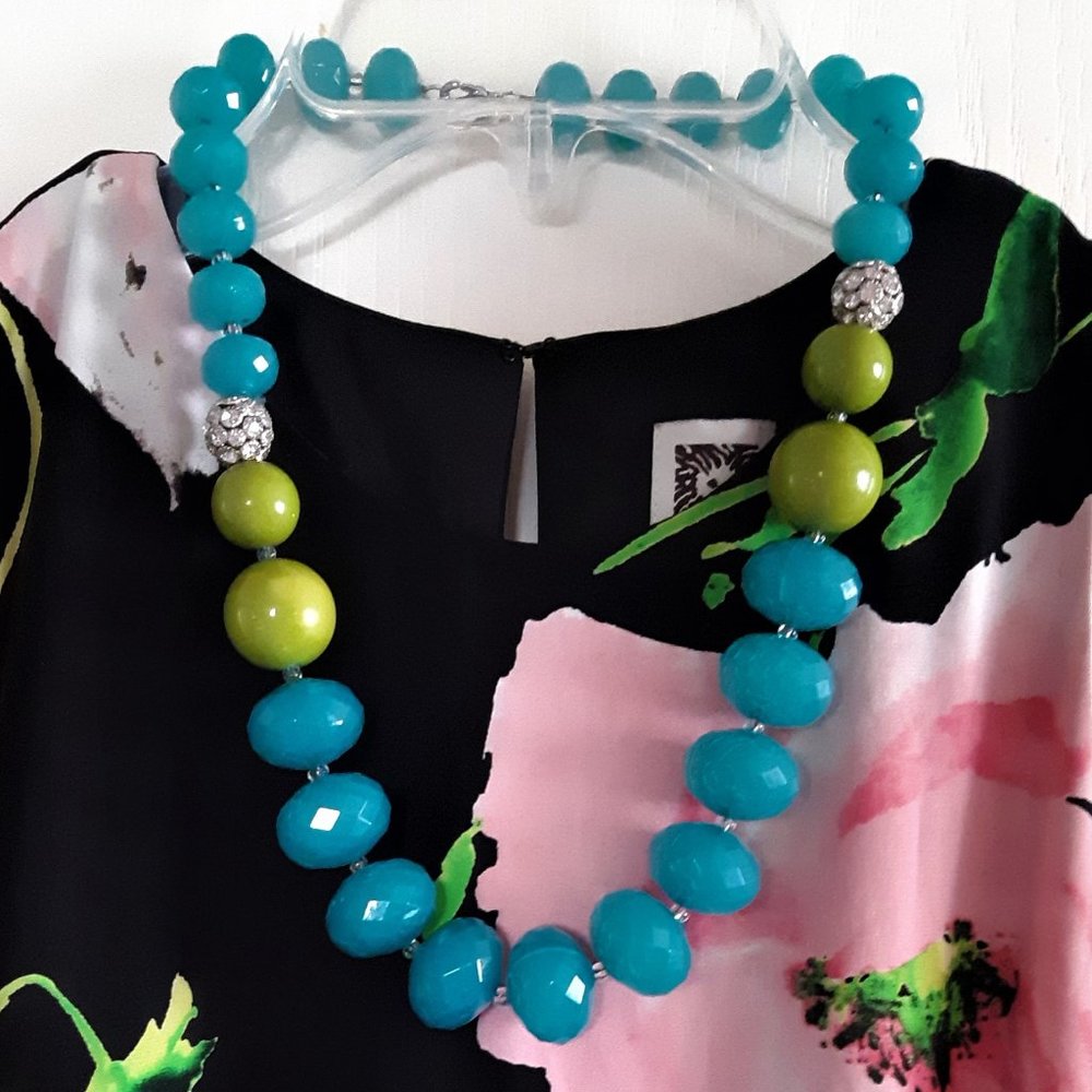 Large Chunky Beaded Necklace